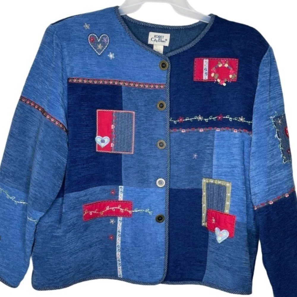 Vintage Koret Denim Patchwork Jacket - image 1